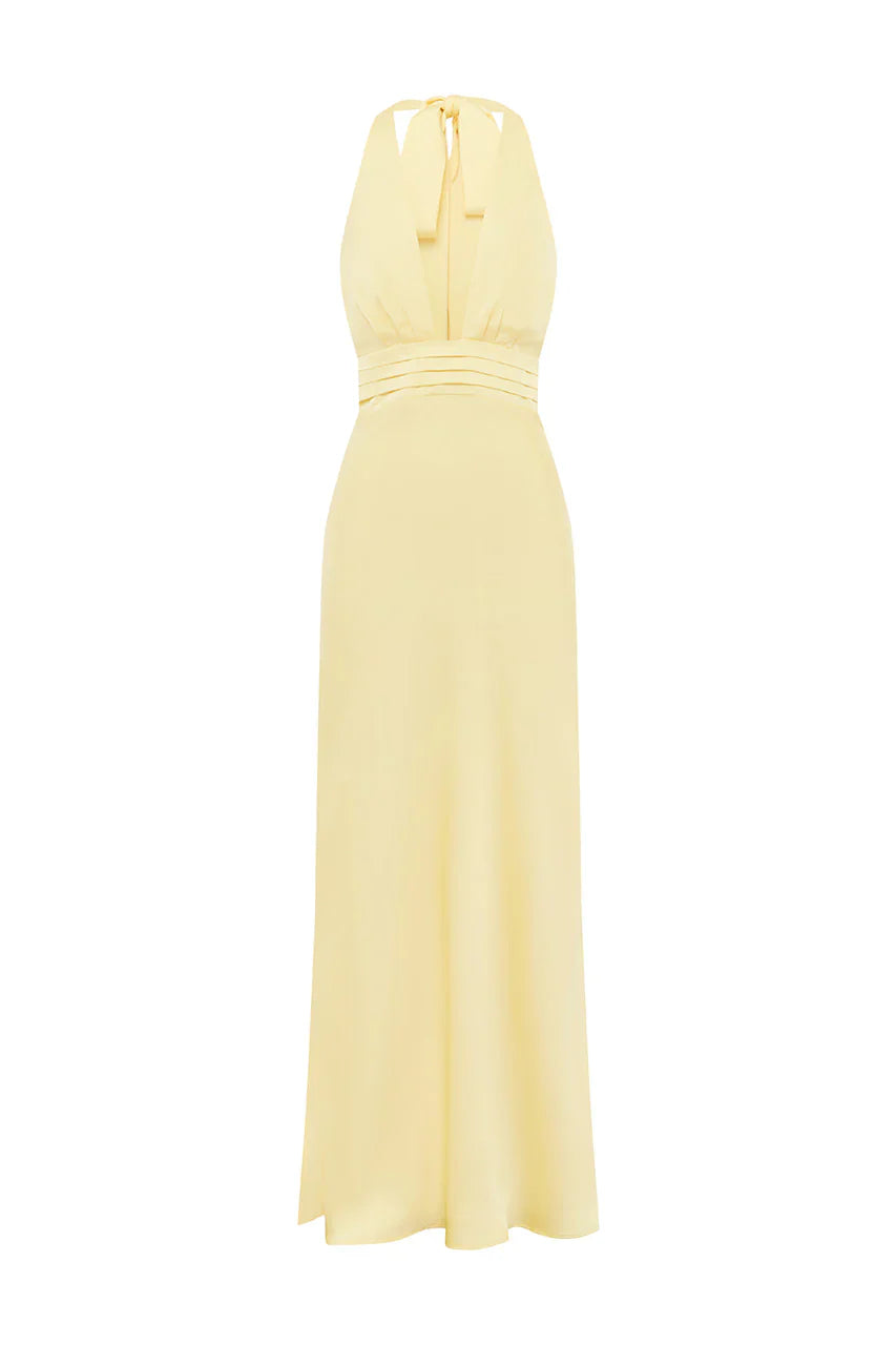 Runaway The Label - Sylvie Plunge V-Neck Maxi